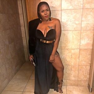 Formal long length dress